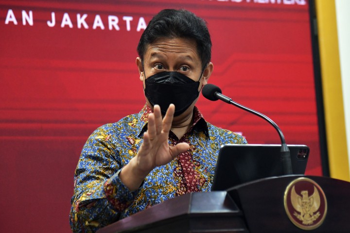 Menteri Kesehatan (Menkes) Budi Gunadi Sadikin. Sumber: sekretariat kabinet