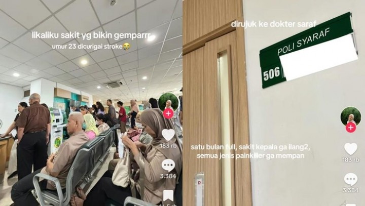 Awal Mula Wanita Tangsel Dikira Kena Stroke, Kaget karena Umurnya Masih 23