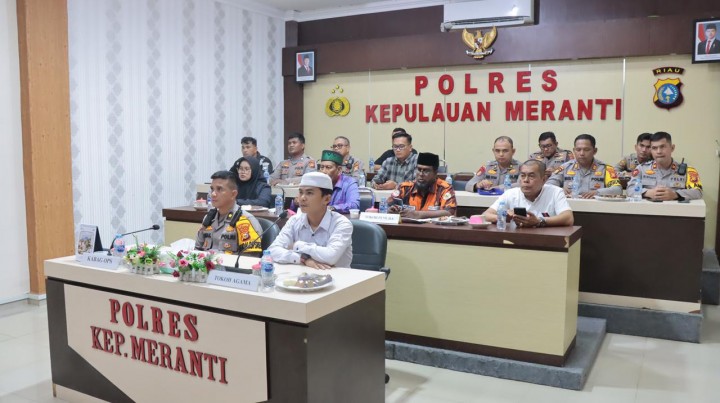 Polres Gelar Cooling System Pasca Pilkada bersama Masyarakat Kep Meranti