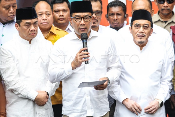 Kontestan Pilkada Jakarta 2024 Ridwan Kamil dan Suswono. Sumber: Antara Foto