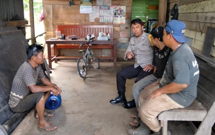 Polsek Bungaraya Gelar Kegiatan Cooling System Jaga Keamanan Pasca Tahapan Pilkada Siak 