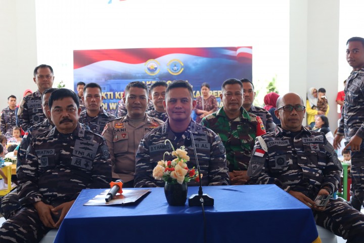 Hari Armada, Lanal Dumai Vidcon Bersama KASAL Bahas Program Makan Siang Gratis Bergizi