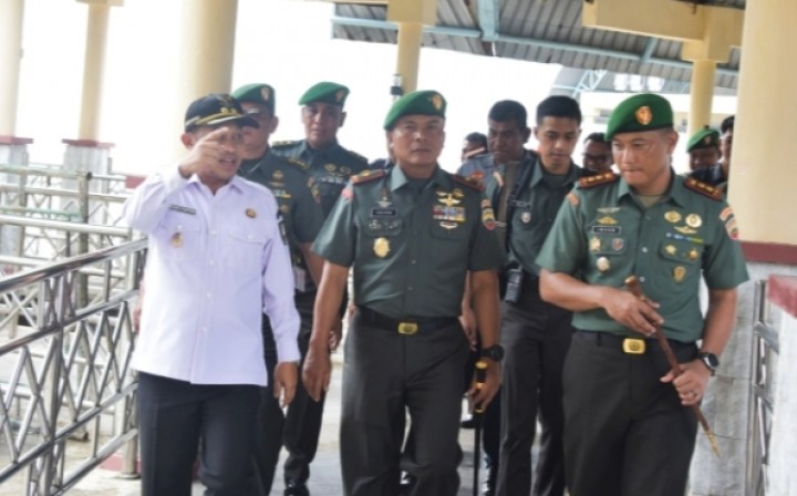 Bupati Bengkalis Sambut Kedatangan Danrem 031/Wira Bima Brigjen TNI Sugiyono