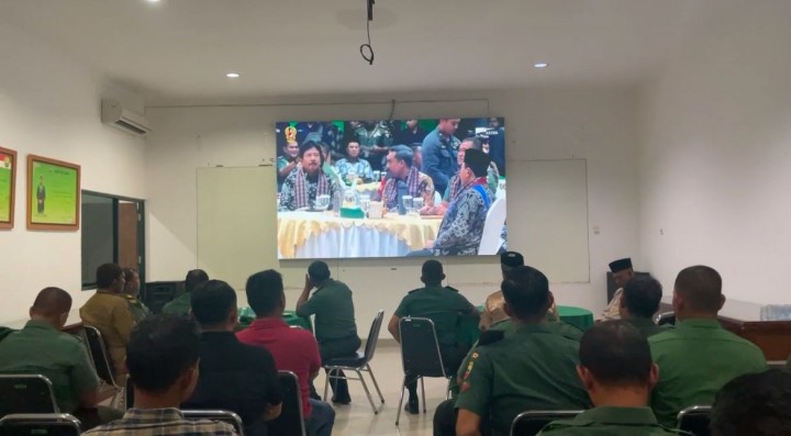 Kodim 0322/Siak Gelar Nobar Penghargaan Kasad Kampung Pancasila 2024, Sinergi TNI AD untuk Kesejahteraan Masyarakat