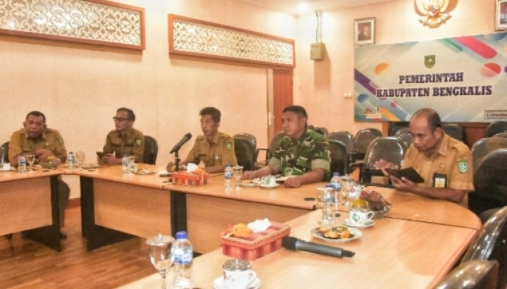 Pemkab Bengkalis Ikuti Rakor Secara Zoom Meeting