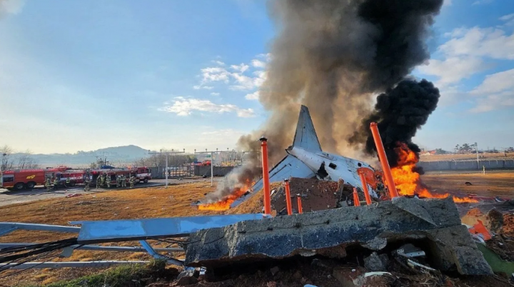 Kecelakaan Pesawat Korea Selatan /Kantor berita Yonhap via X