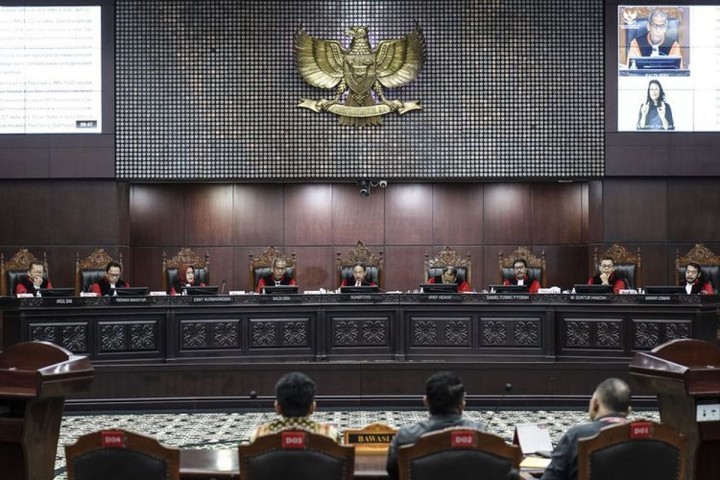 Sidang Mahkamah Konstitusi (MK). Sumber: kompas.com