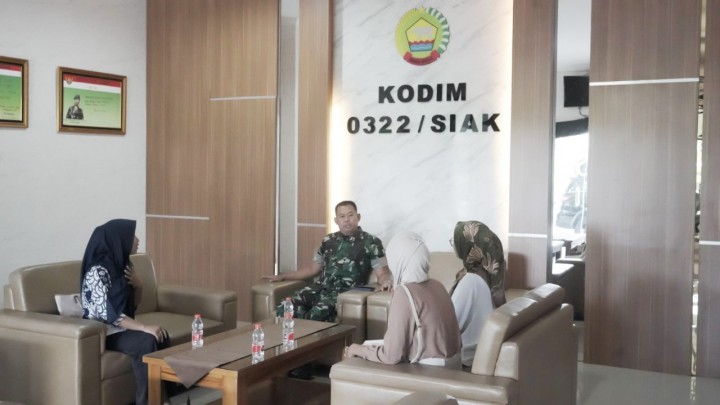 Pegawai Badan Gizi Nasional (BGN) SPPI Audiensi di Kodim 0322/Siak, Siap Sukseskan Program Makanan Sehat Gratis