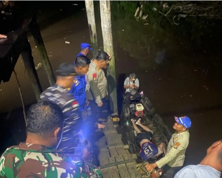 Tim Gabungan Berhasil Temukan Warga Malaysia Yang Tengelam di Sungai Siak