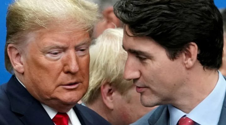 Presiden terpilih AS Donald Trump dan perdana menteri Kanada Justin Trudeau /Reuters