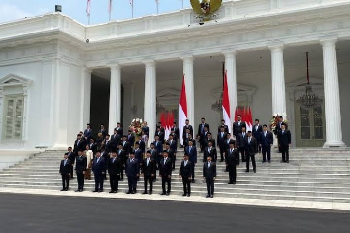 Kabinet Prabowo Subianto. Sumber: kompas.com