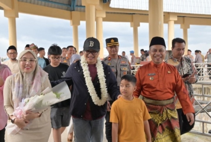 Wabup Bagus Santoso Sambut Kedatangan Kapolres Bengkalis