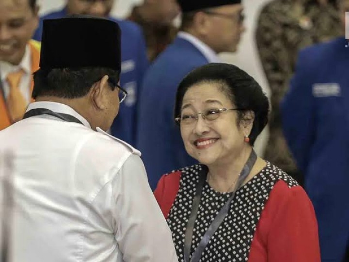 Ketum PDIP Megawati Soekarnoputri dan Ketum Gerindra Prabowo Subianto. Sumber: liputan6.com