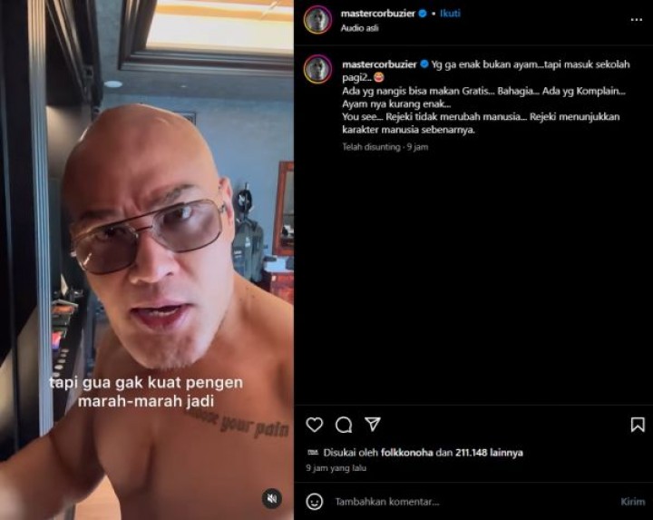 Siswa SD Sebut 'Ayam Kurang Enak', Deddy Corbuzier Kritik Keras soal Menu MBG Prabowo.