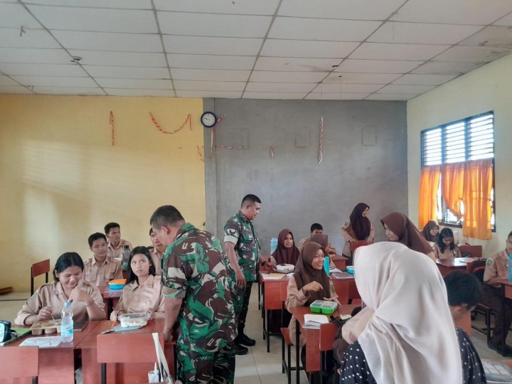 Hari ke-IX, Program Dukungan Makan Bergizi Gratis di Riau, Sinergi TNI, BPOM, dan Sekolah untuk Anak Sehat