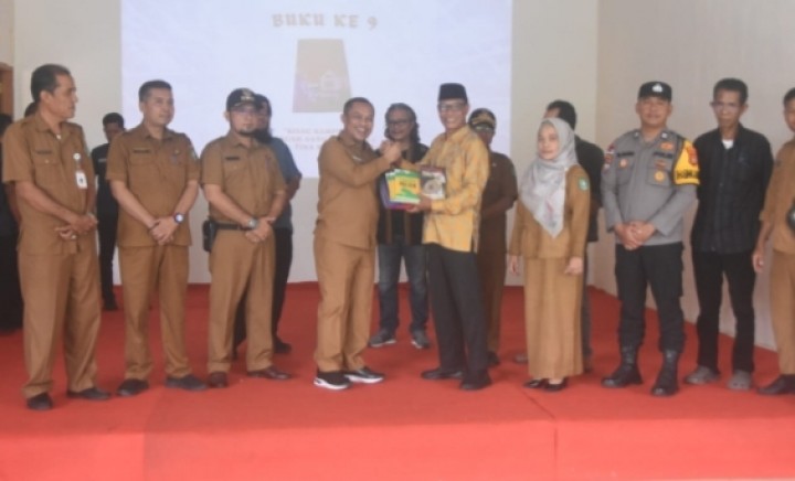 Peluncuran Buku Karya Guru dan Siswa SMPN 2 Bantan, Berikut Kata Wabup Bagus Santoso