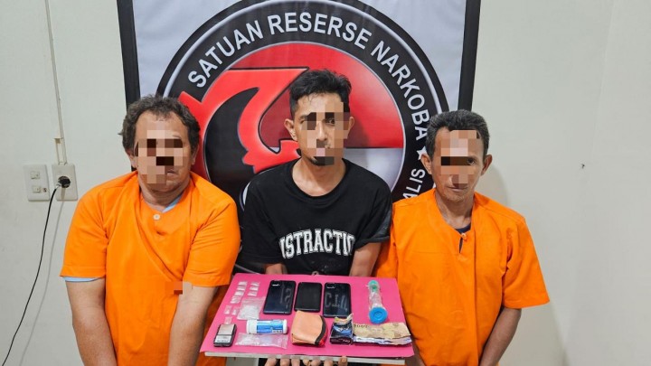 Tiga Orang Pelaku Narkoba Digulung Polisi 13,23 Gram Sabu Disita