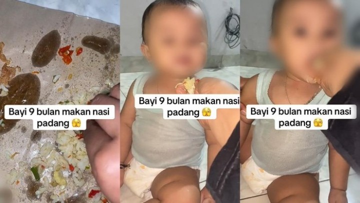 Viral Bayi 9 Bulan Dikasih Nasi Padang, Dokter Anak Bilang Gini