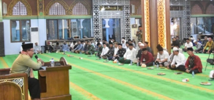 Peringatan Isra' Mi'raj, Bupati Bengkalis Terus Dukung Kegiatan Masjid Agung Istiqomah