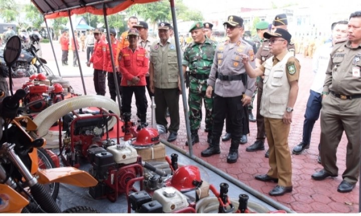 Kesiapan Karhutla, Pemkab Bengkalis Gelar Apel PBK