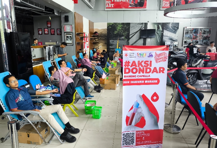 CDN Riau Gelar donor darah 