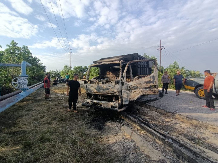 Kericuhan Atas Dugaan Pencurian Buah Sawit Berujung Pembakaran Mobil dan Kekerasan, Para Pihak Sepakat Akan Lakukan Mediasi