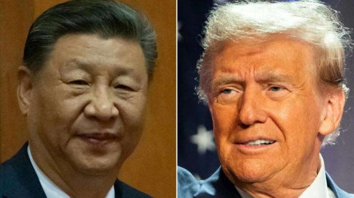 Presiden China Xi Jinping dan Presiden AS Donald Trump /AFP