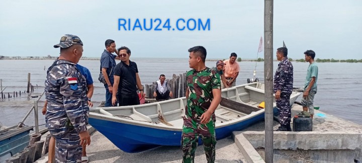 Ditemukan Mengapung, Pos TNI AL Serahkan Speed Boat Pembawa Narkoba ke BC Bengkalis