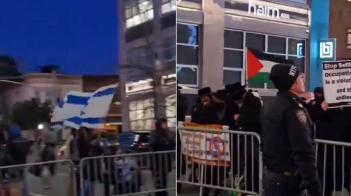 Protes Anti Israel Pecah Di Lingkungan Yahudi Ortodoks New York City