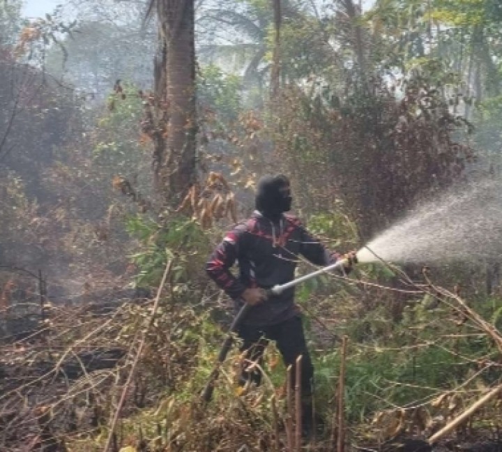 Sempat Padam, Karhutla Kembali Membesar di Kembung Luar