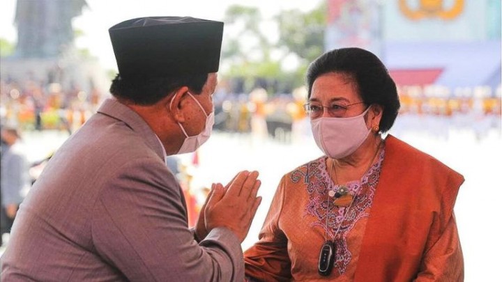 Presiden RI Prabowo Subianto dan Ketum PDIP Megawati Soekarnoputri. Sumber: owelkan