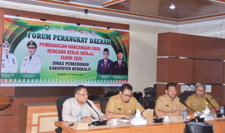 Kadis Perkebunan Bengkalis Sampaikan 7 Program Prioritas