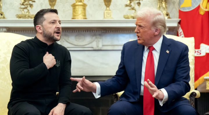 Presiden AS Donald Trump dan Presiden Ukraina Volodymyr Zelensky /AFP