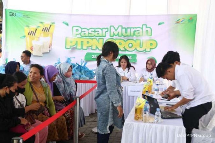 PTPN IV PalmCo Gelar Operasi Pasar di 36 Titik, Jaga Stok & Stabilkan Harga Pangan