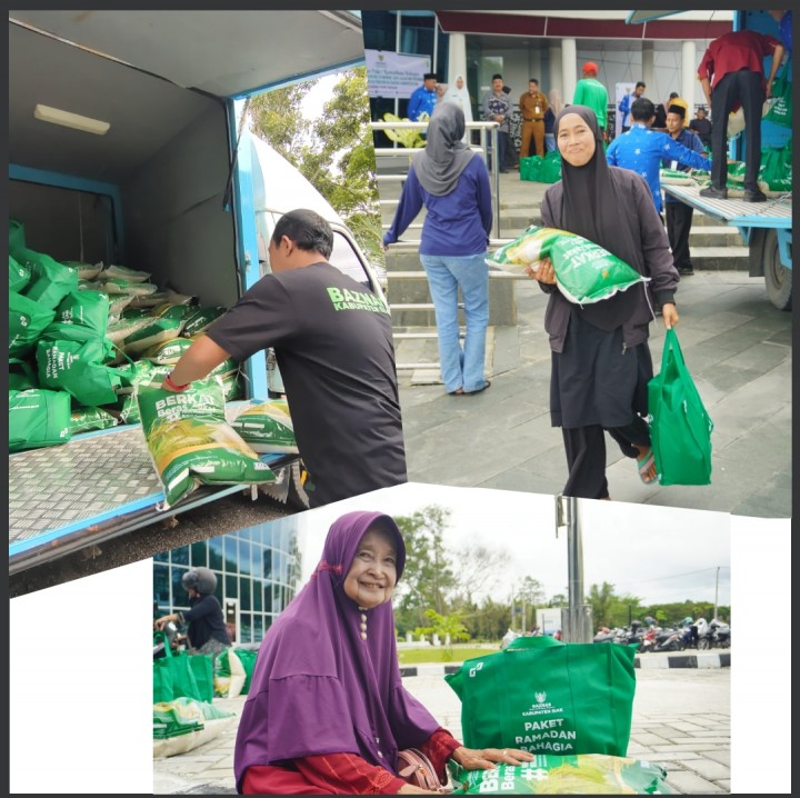 BAZNAS Siak Tunda GEMAR Siak Berzakat dan Pendistribusian Pola Konsumtif di Bungaraya