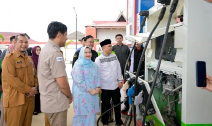 Jelang Arus Mudik Lebaran, Bupati Kasmarni Sidak SPBU