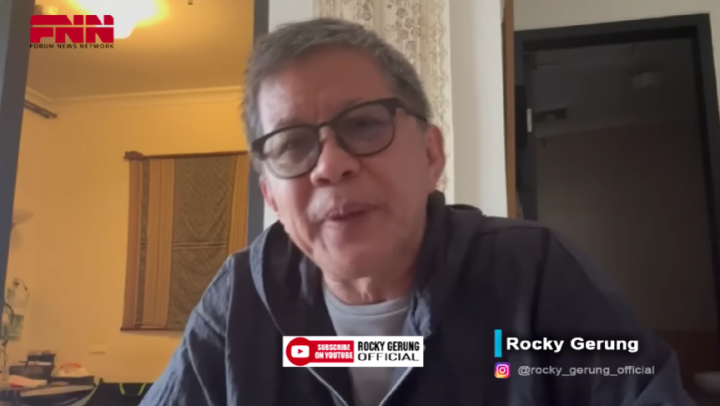 Rocky Gerung: Teror Kepala Babi itu Simbol Ketakutan.