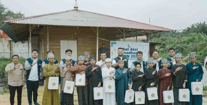 Serunya Sobat Aksi Ramadhan Bareng PTPN IV Regional III di Pesantren Tualang