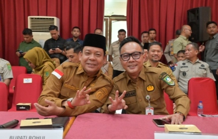 Hadiri Rakor Karhutla Provinsi Riau, Pemkab Bengkalis Siap Bekolaborasi