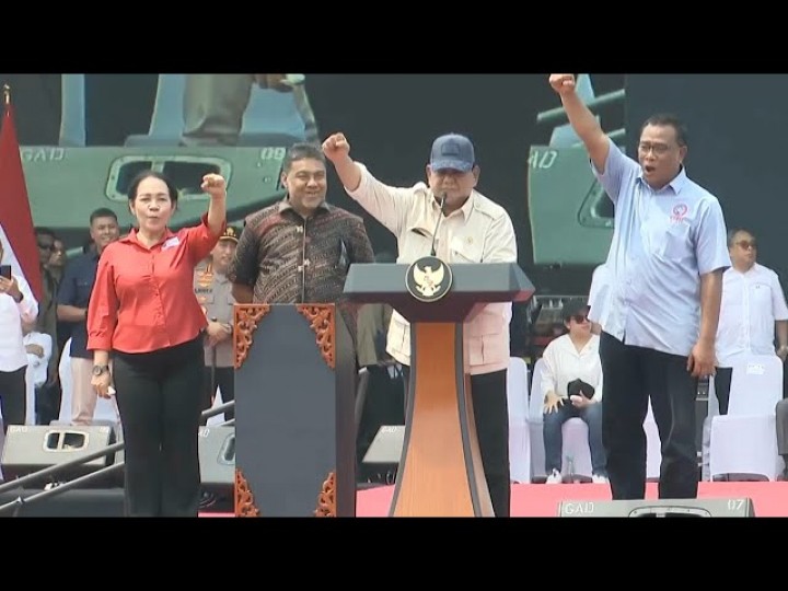 Prabowo Janji Bakal Hapus Sistem Outsourcing Pekerja.