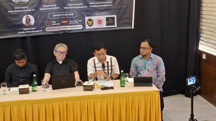 Ketua Komjak: Produk Jurnalistik Tak Bisa Kena Obstruction of Justice.
