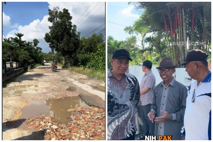 'Cukup Sudah Derita Warga!' Wakil Wali Kota Markarius Anwar Sidak Jalan Rusak di Rumbai