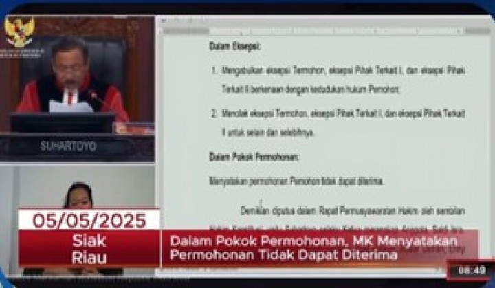 Pilkada Siak Usai, MK Tolak Gugatan Sugianto: Afni-Syamsurizal Resmi Menang!