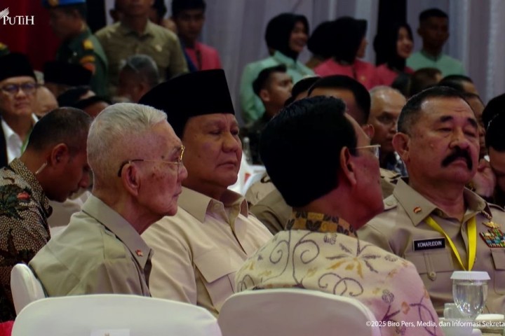 Halal Bihalal Purnawirawan TNI, Prabowo Bicara Didepan Try Sutrisno Singgung Soal Anak Muda Berani Memimpin 