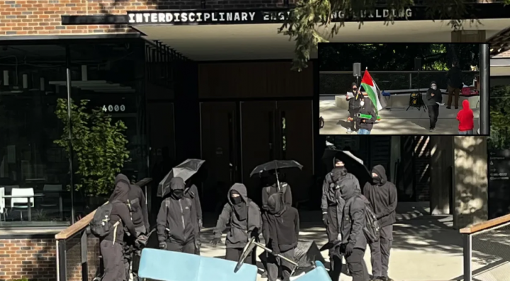 Penangkapan pengunjuk rasa pro Palestina di Universitas Washington / (X-UW_JewishAlumni)