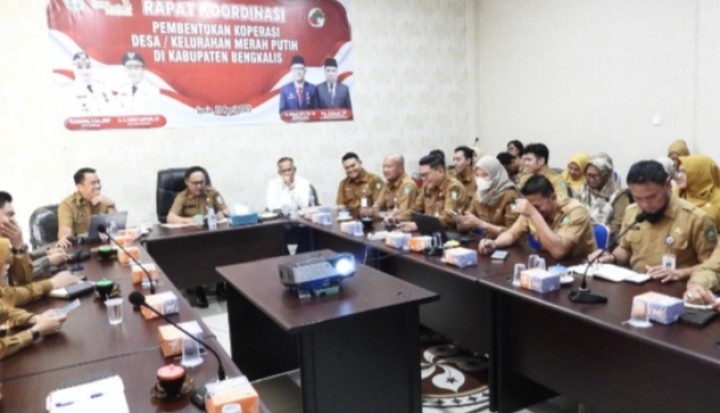 Instruksi Presiden, Pembentukan Koperasi Merah Putih di Bengkalis Capai 94 Persen