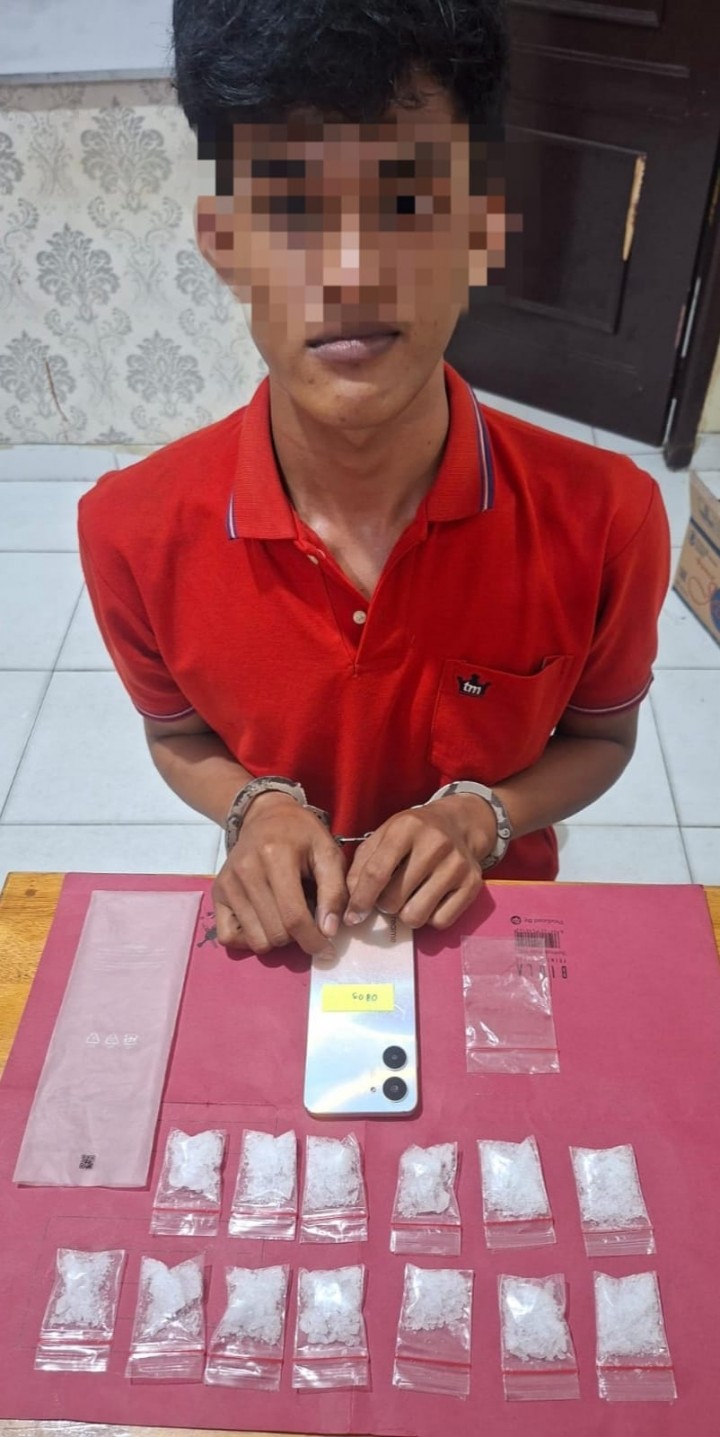 Terjerat Jaringan Shabu: Pelajar di Siak Ditangkap, Dua Bandar Masih Buron