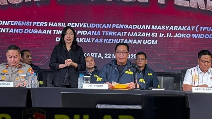 Bareskrim Polri Hentikan Kasus Dugaan Ijazah Palsu Jokowi, Sebut: Tak Ada Unsur Pidana