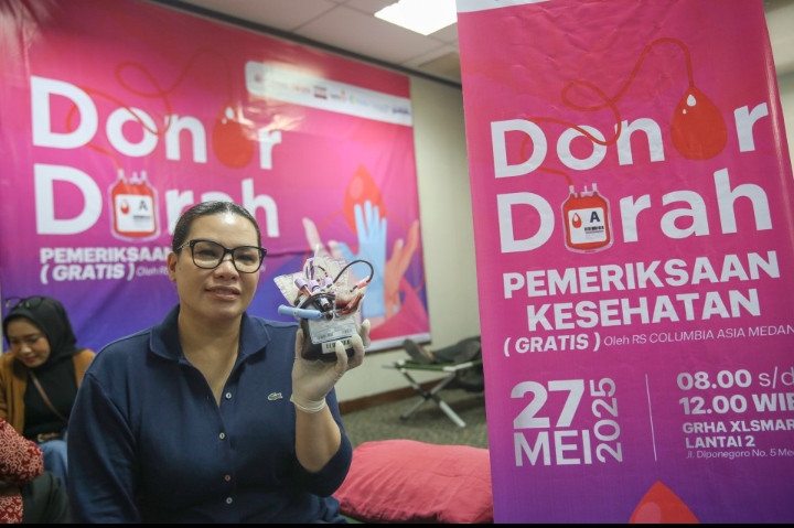 XLSMART dan Bank Indonesia Gelar Donor Darah untuk Anak Penderita Kanker