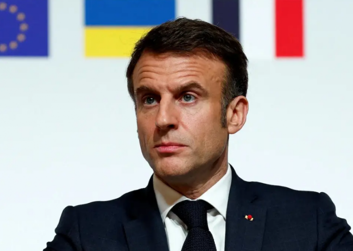 Presiden Prancis Emmanuel Macron mengecam Israel atas perang dengan Hamas di Gaza /Reuters